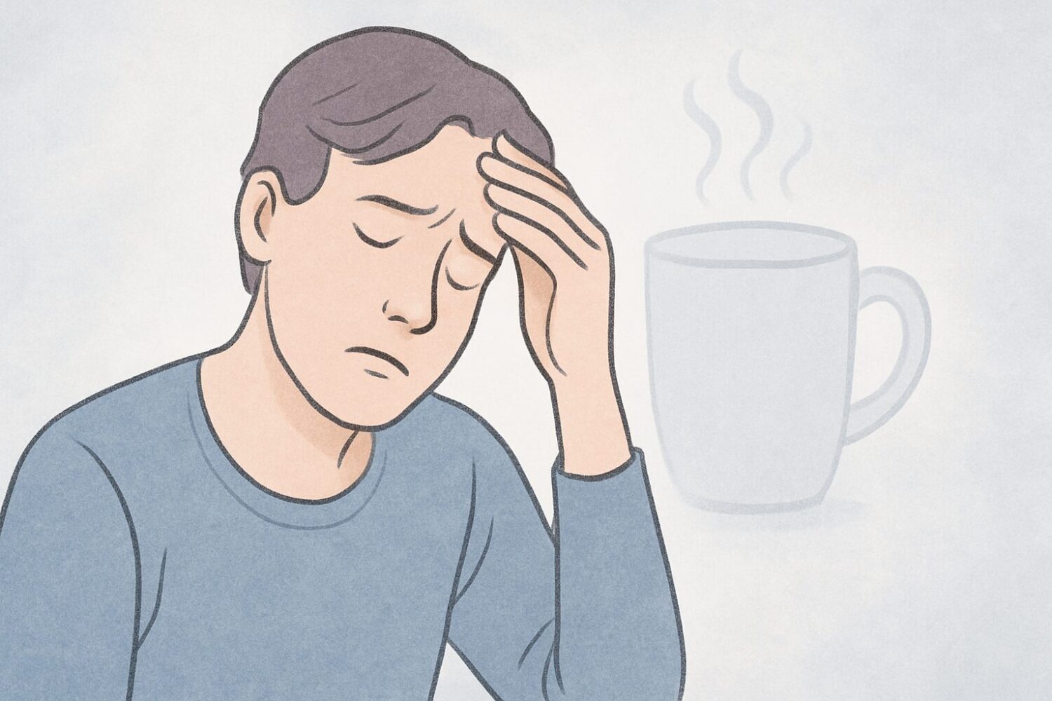 「離脱症状」は、カフェインが合わない人の一時的に現れる不快な症状