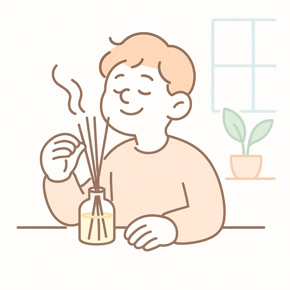長期間楽しめるリードディフューザー