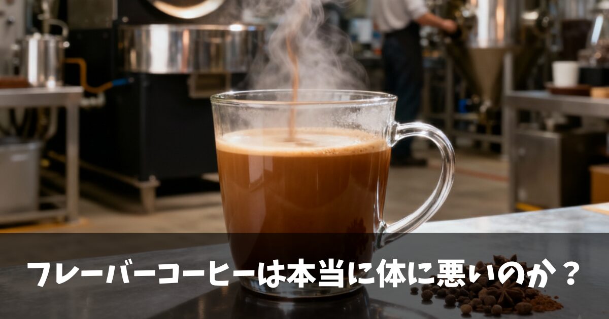 フレーバーコーヒーは本当に体に悪いのか？