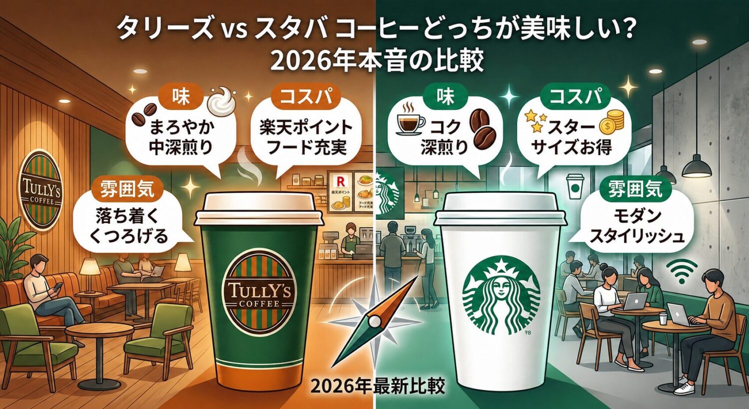 まとめ：タリーズとスタバのコーヒー、どっちが美味しいかの結論と選び方