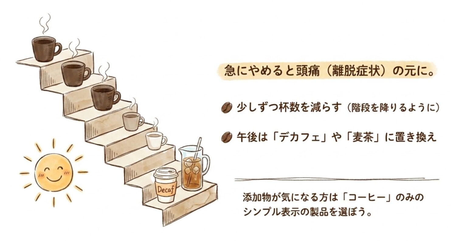急にやめると体に影響が